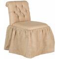 Safavieh Allie Vanity Accent Chair- Beige - 31.9 x 23.6 x 19.7 in. MCR4201B